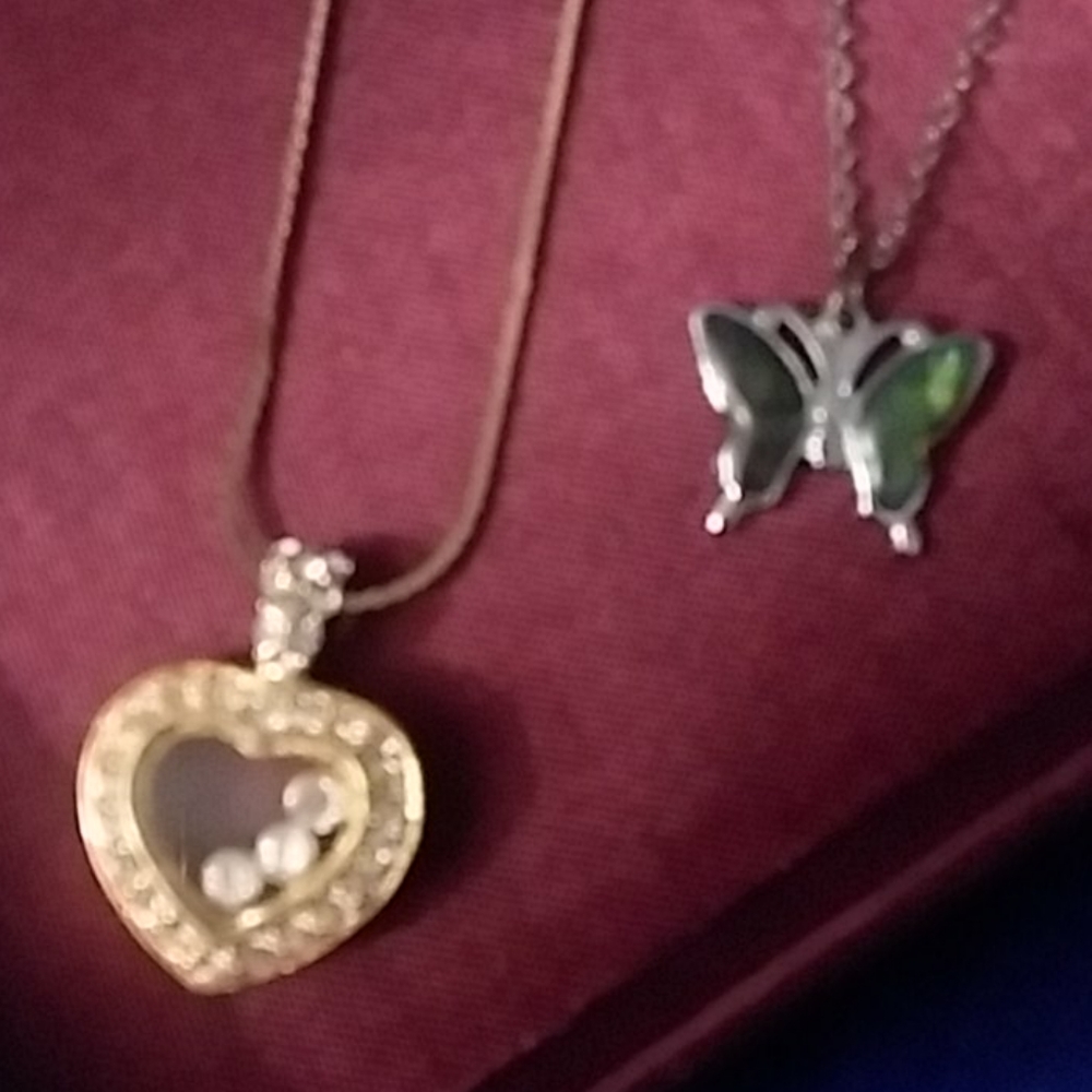 1 lot of 2 necklaces